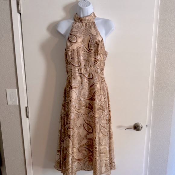 LAUNDRY Halter Dress - Size 4 - Picture 1 of 9